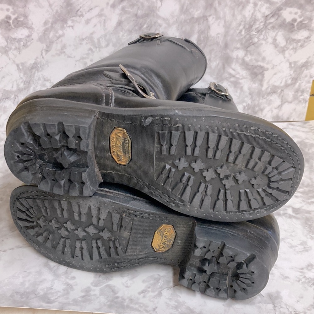 Wesco engineer, motorcycle leather boots “the Boss” size 39 W 8.5 M 7-7.5 - Picture 9 of 14
